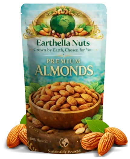 earthella nuts premium almonds 200g