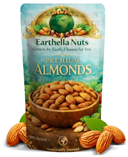 earthella nuts premium almonds 200g