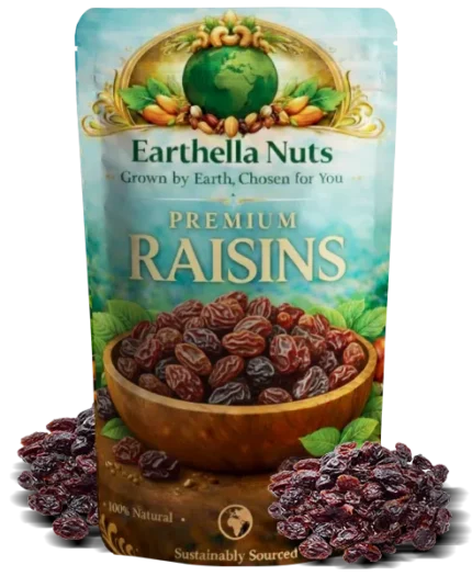 earthella nuts premium raisins