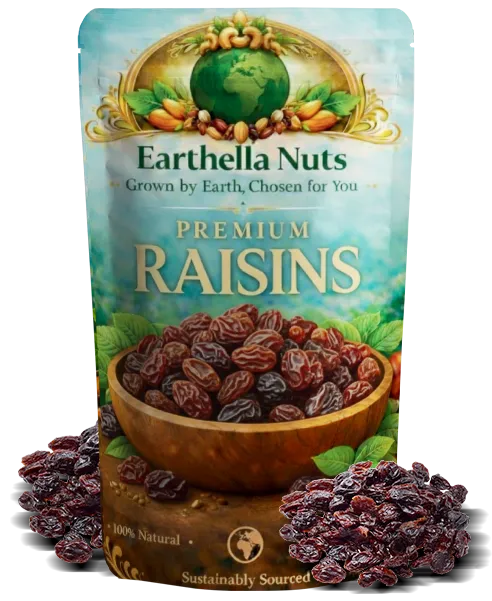 earthella nuts premium raisins